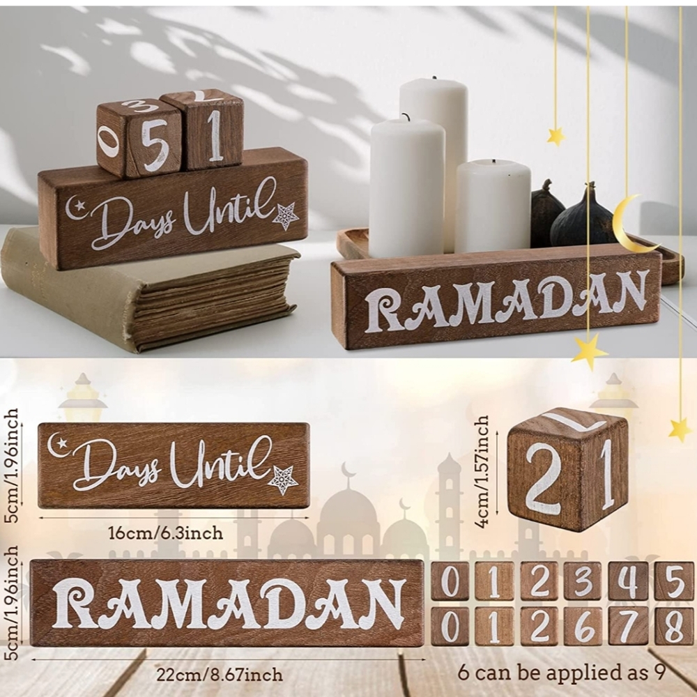 Ramadan Calendar Blocks - Picture 2 of 2